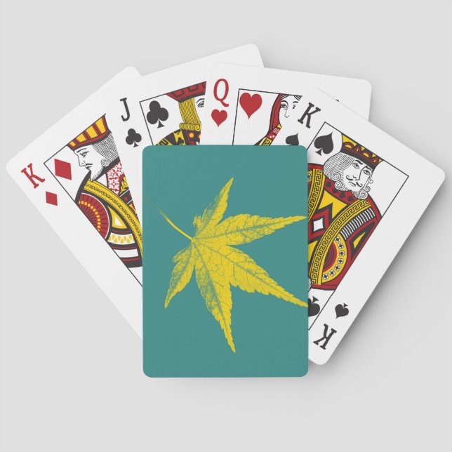 Jeu De Cartes Feuille d'art (dos)