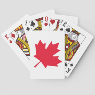 Jeu De Cartes Feuille d'érable canadienne