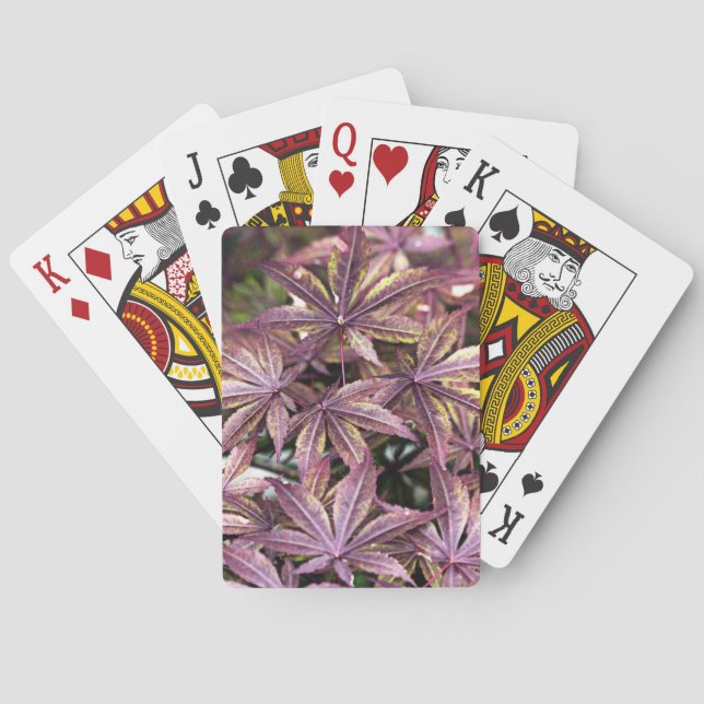 Jeu De Cartes Feuille japonais (dos)