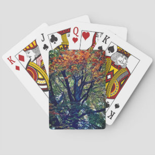 Jeu De Cartes Feuille orange