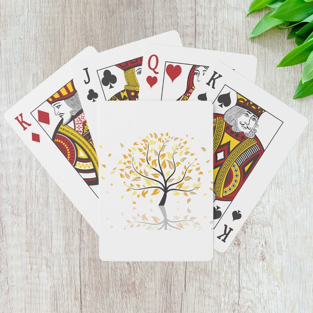 Jeu De Cartes Feuilles Appartenant À Un Arbre (Créateur téléchargé)