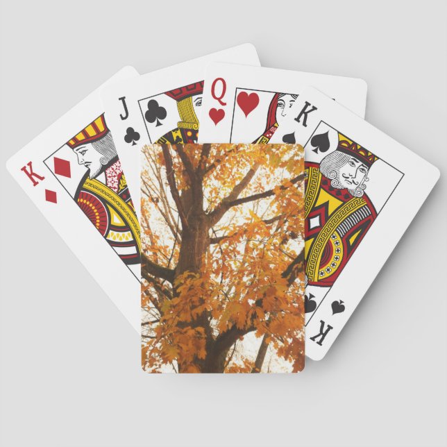 Jeu De Cartes Feuilles d'automne (dos)