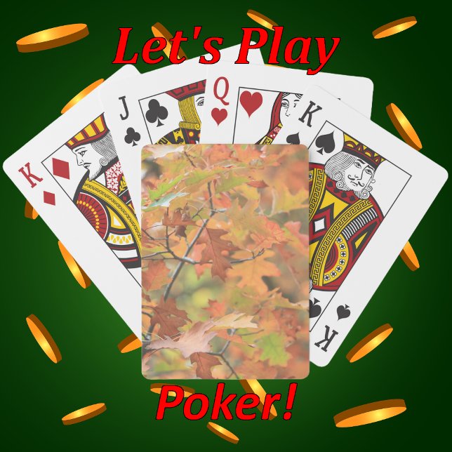 Jeu De Cartes Feuilles d'automne brillamment colorées (Créateur téléchargé)