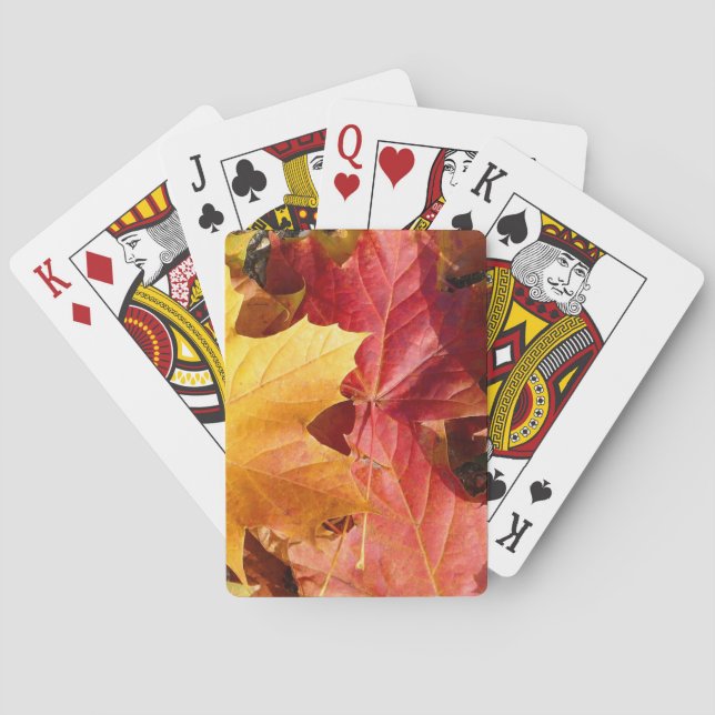 Jeu De Cartes Feuilles d'automne - Etonnant! (dos)