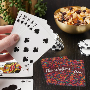 Jeu De Cartes Feuilles d'automne personnalisées et dynamiques