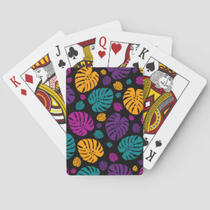 Jeu De Cartes Feuilles de palmier colorées
