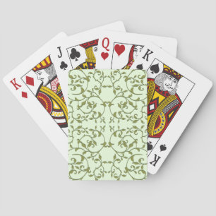 Jeu De Cartes Feuilles d'olive défilantes