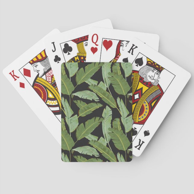 Jeu De Cartes Feuilles Palm (dos)