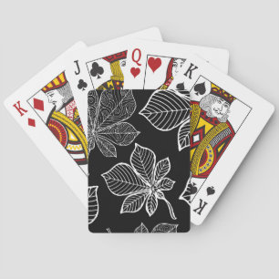 Jeu De Cartes Feuilles stylisés 3
