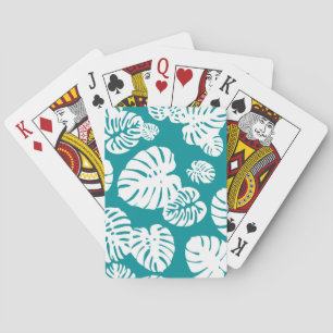 Jeu De Cartes Feuilles tropicales multicolores 3