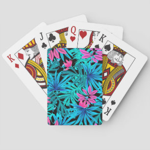 Jeu De Cartes Feuilles tropicaux