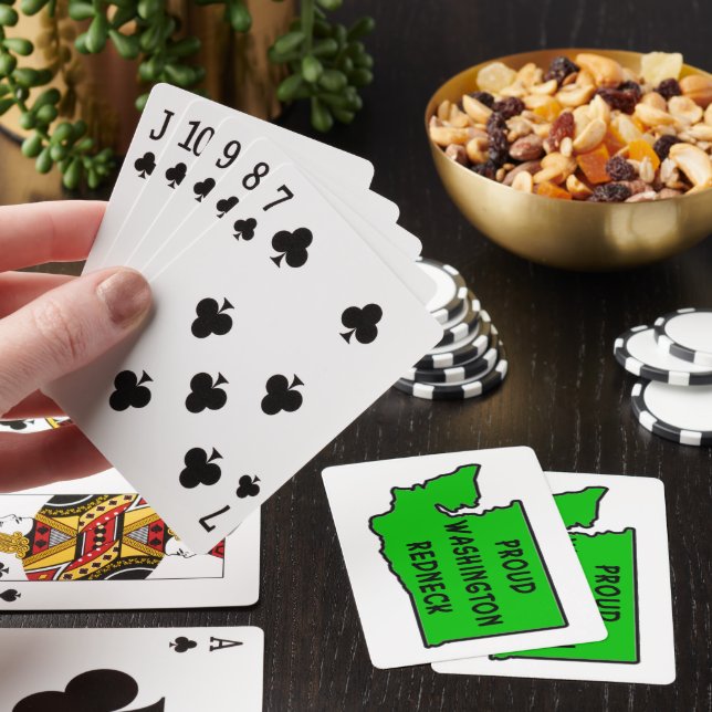 Jeu De Cartes Fier Washington Redneck (In Situ)