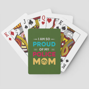 Jeu De Cartes Fière De Ma Mère De Police