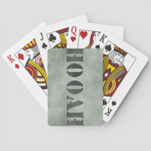 Jeu De Cartes Fierté de l'armée jouant aux cartes