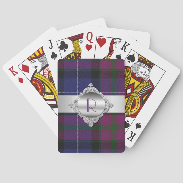 Jeu De Cartes Fierté écossaise Tartan Plaid Plaid Playing Cards (dos)
