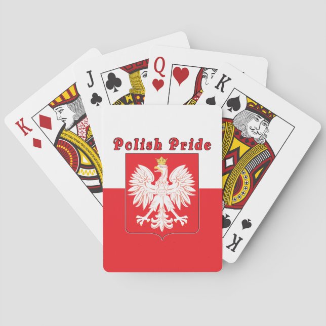Jeu De Cartes Fierté polonaise Eagle (dos)