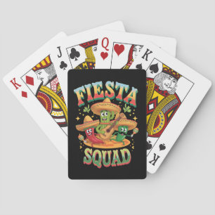 Jeu De Cartes Fiesta Squad Funny Cinco De Mayo Parti Mexicain