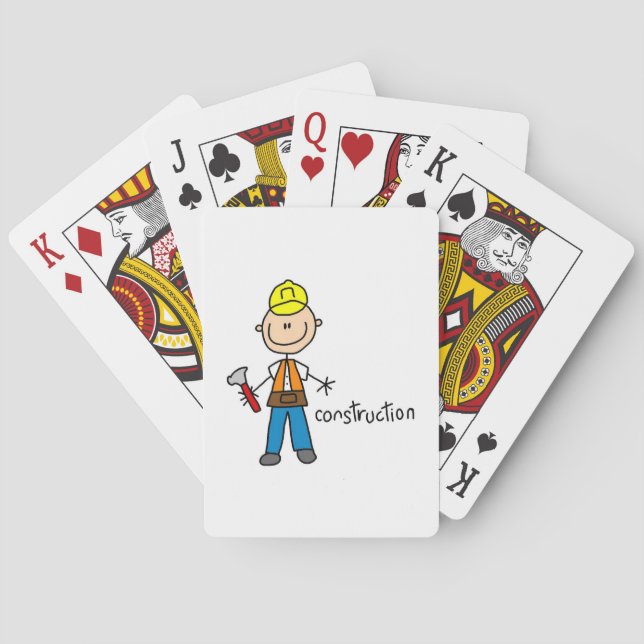 Jeu De Cartes Figure de construction bâton (dos)