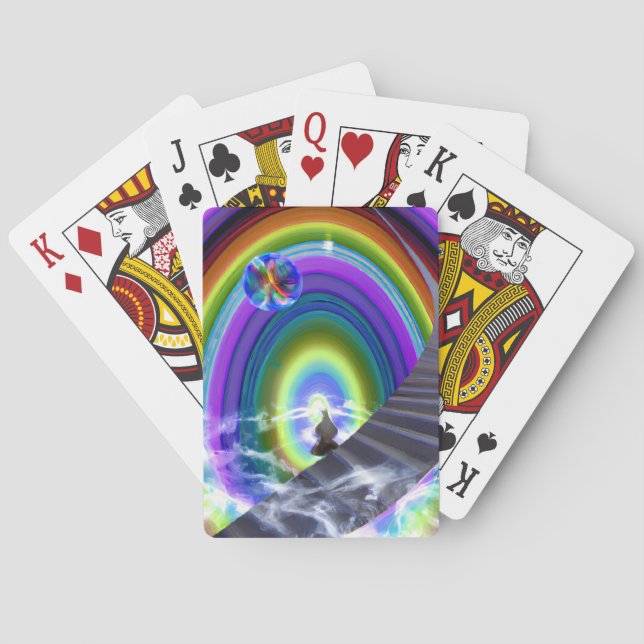 Jeu De Cartes Figure de mystère au Stargate interdimensionnel (dos)