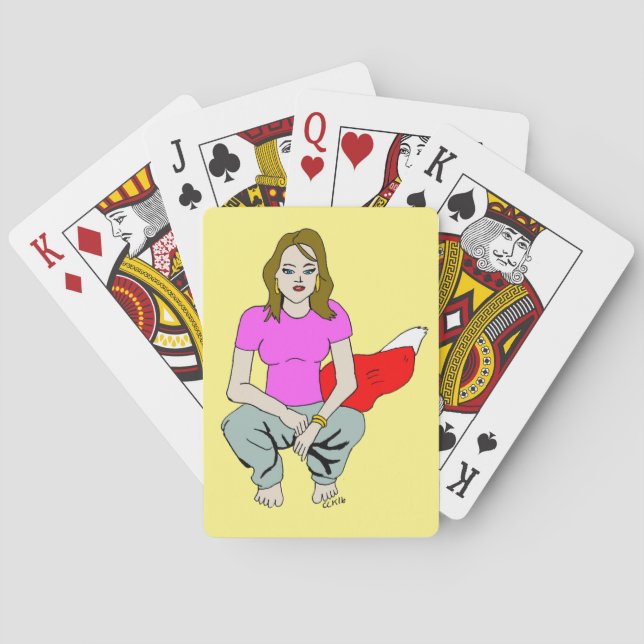 Jeu De Cartes fille coquine  (dos)