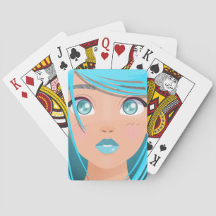 JEU DE CARTES FILLE DESSIN ANIMÉ ANIME