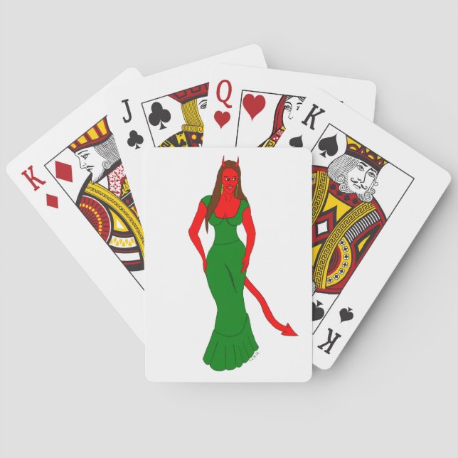 Jeu De Cartes fille diabolique     (dos)