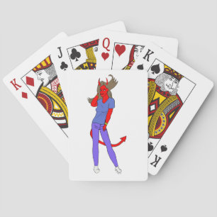 Jeu De Cartes fille diabolique