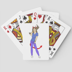 Jeu De Cartes fille diabolique