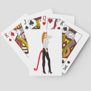Jeu De Cartes fille diabolique
