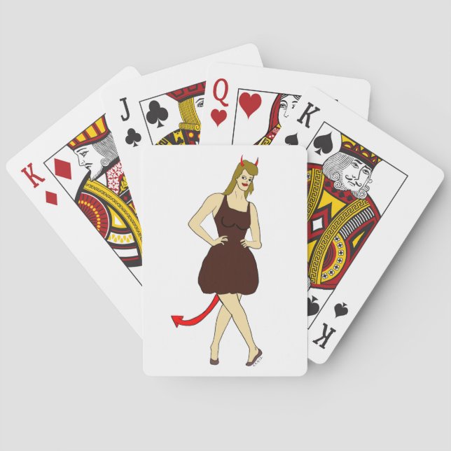 Jeu De Cartes fille du diable     (dos)