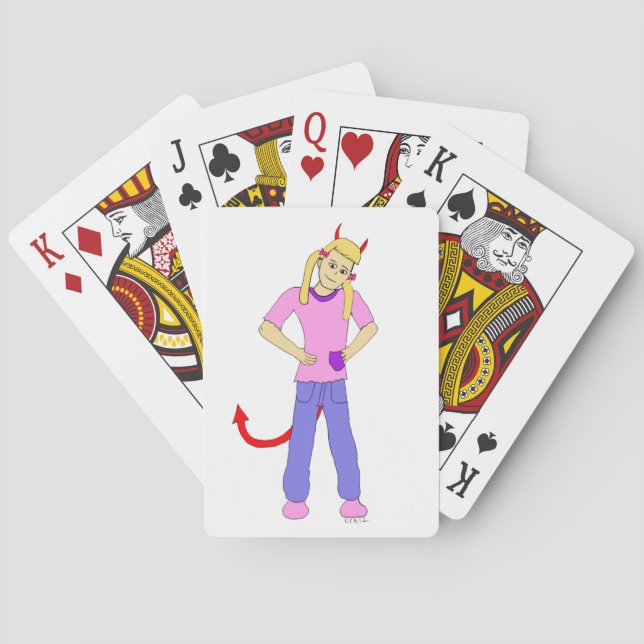 Jeu De Cartes fille du diable (dos)