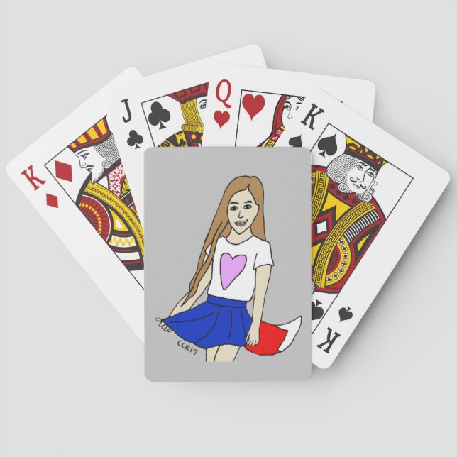 Jeu De Cartes fille foxye  (dos)