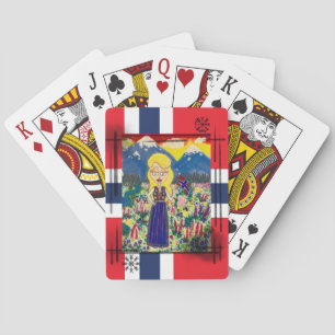 Jeu De Cartes Fille norvégienne dans Bunad