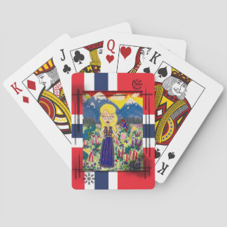 Jeu De Cartes Fille norvégienne dans Bunad