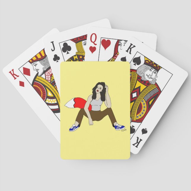 Jeu De Cartes fille rusée (dos)