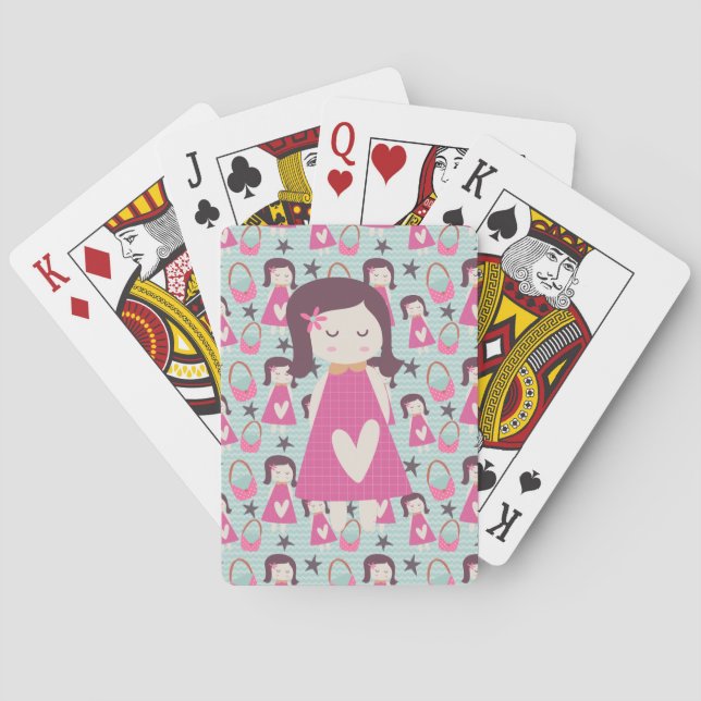Jeu De Cartes Filles et sacs à main (dos)