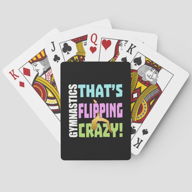 Jeu De Cartes Filles Gymnastique - Flipping Crazy (dos)