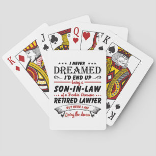 Jeu De Cartes Fils En Droit De L'Avocat À La Retraite