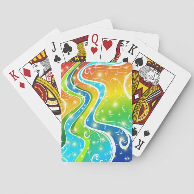Jeu De Cartes Fils et couleurs brillants Jouer des cartes (dos)