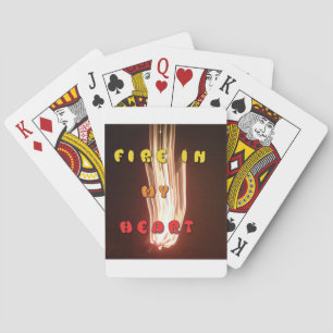 Jeu De Cartes Fire in My Heart Art Print