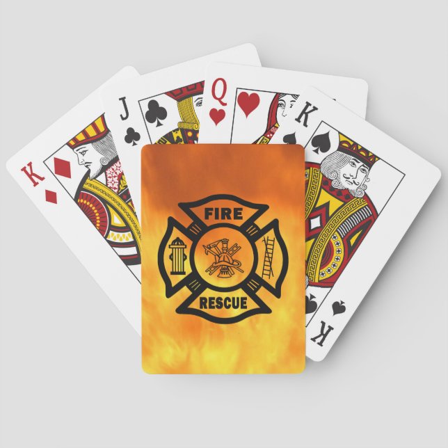 Jeu De Cartes Fire Rescue (dos)
