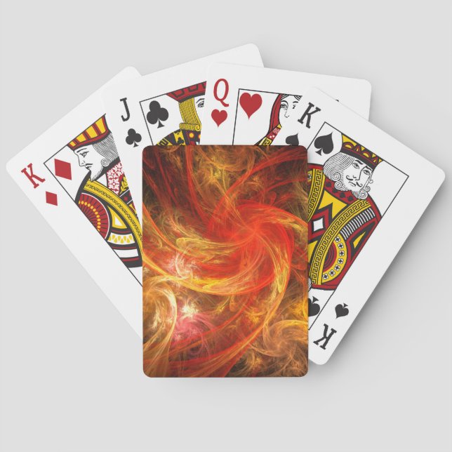 Jeu De Cartes Firestorm Nova Art Abstrait (dos)