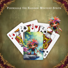 Fizzwiggle le lutin farceur de l'arc-en-ciel.