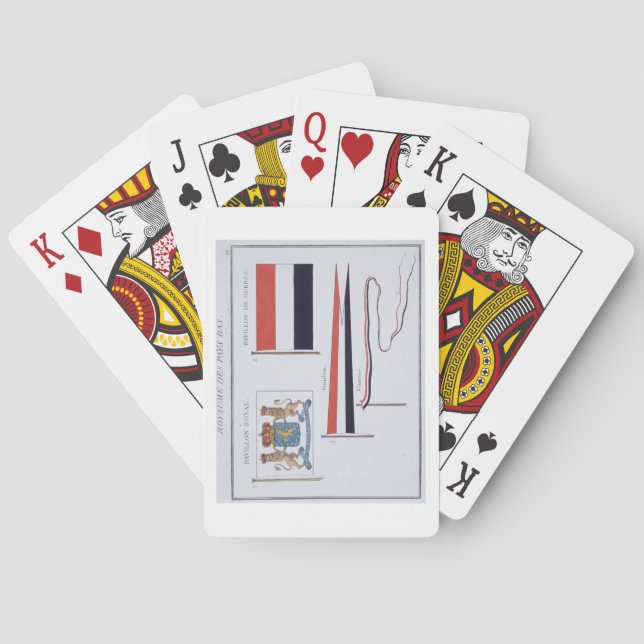 Jeu De Cartes Flags from the Kingdom of the Netherlands, from a (dos)