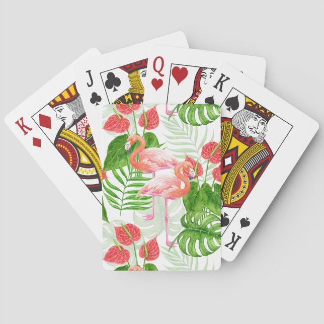 Jeu De Cartes Flamant rose (dos)