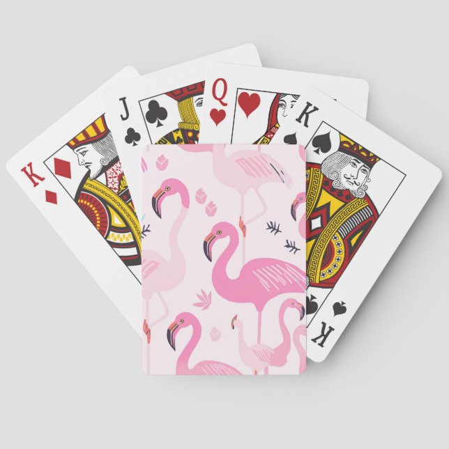 Jeu De Cartes Flamant rose (dos)