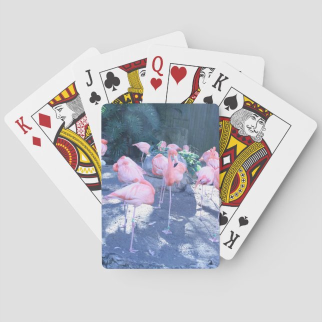 Jeu De Cartes Flamant rose debout (dos)
