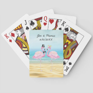 Jeu De Cartes Flamant rose Mariage Vélos Playard