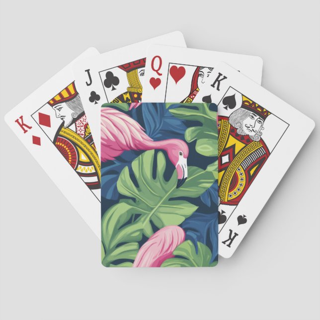 Jeu De Cartes Flamant rose Royale Cartes de jeu (dos)