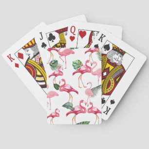 Jeu De Cartes Flamants roses Love Motif